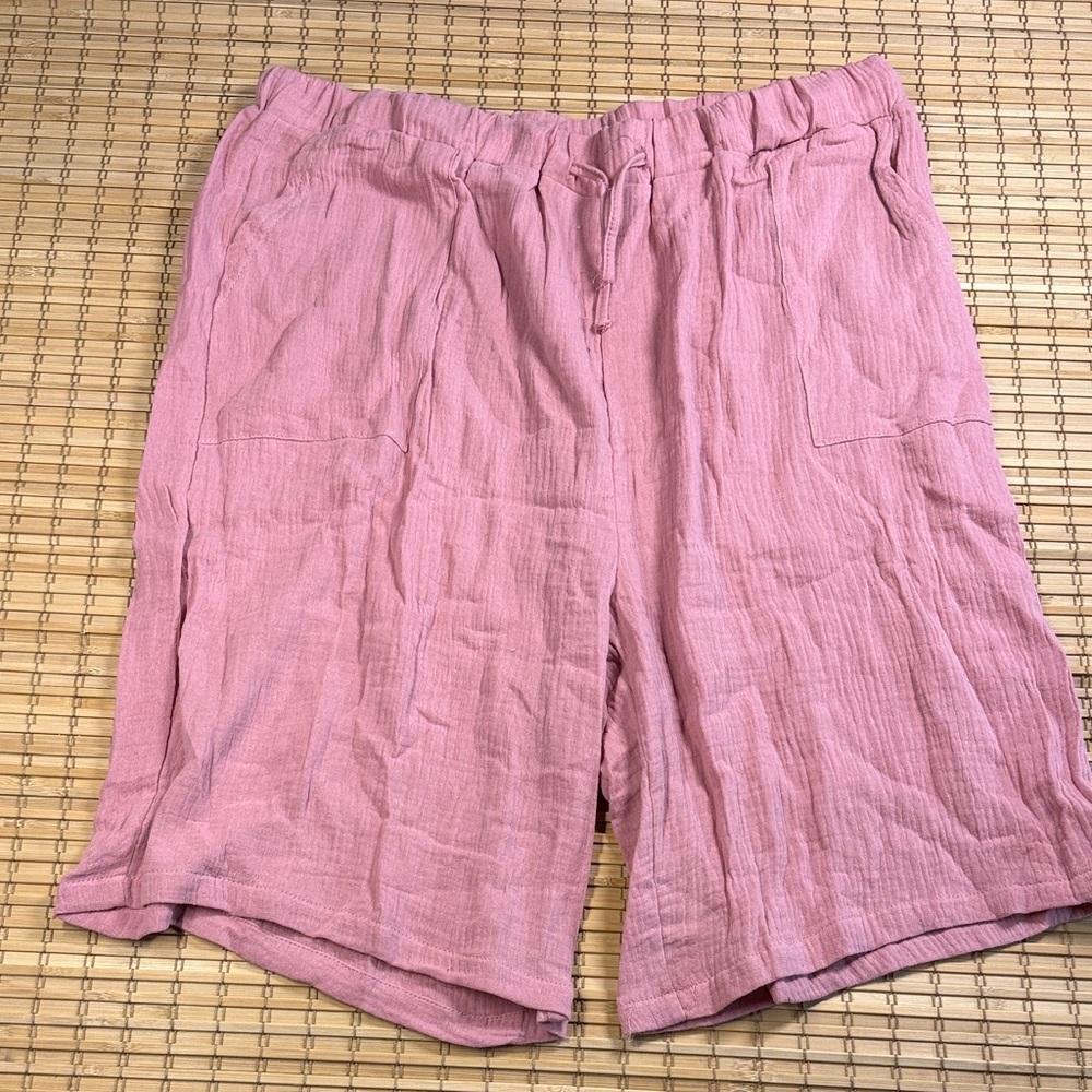 Women's Pink Casual Shorts
